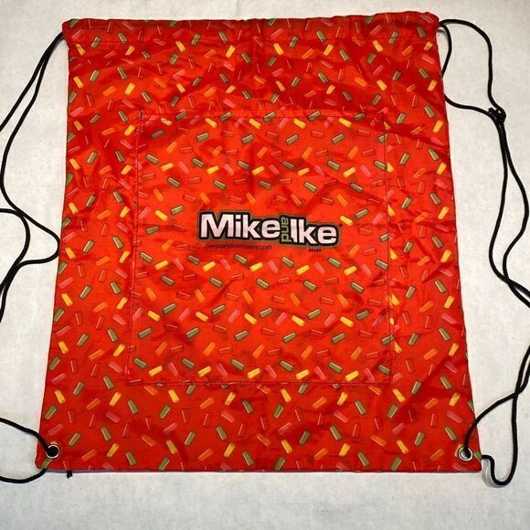 Mike & Ike Cinch Sack Candy Bag Drawstring Backpack - Picture 1 of 6